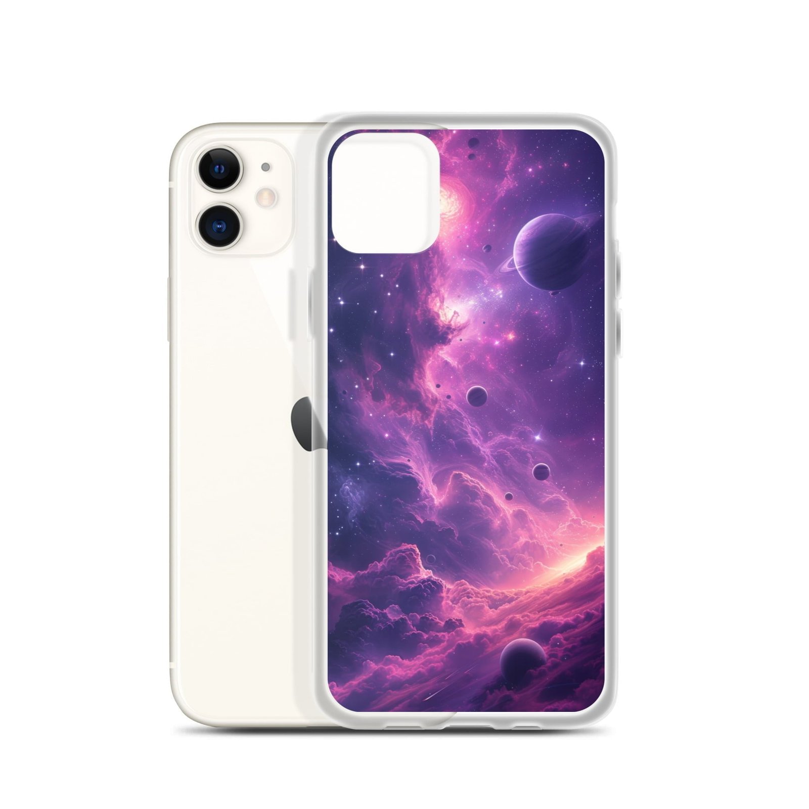 This mysterious and breathtaking Nebula galaxy iPhone case captures the enchanting beauty of the galaxy.