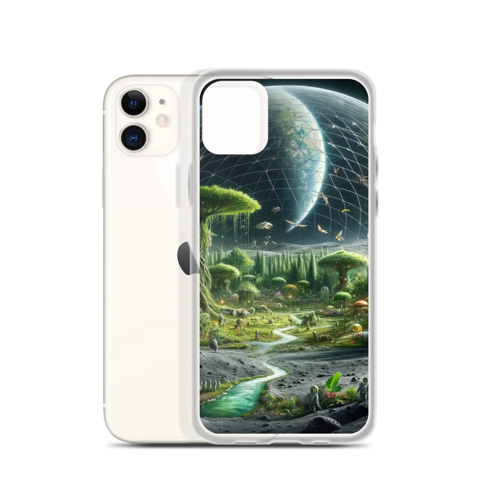 A mind-bogglingly realistic iPhone case featuring an otherworldly alien landscape. Perfect for those who crave the extraterrestrial and want to showcase their fascination for life beyond the moon.