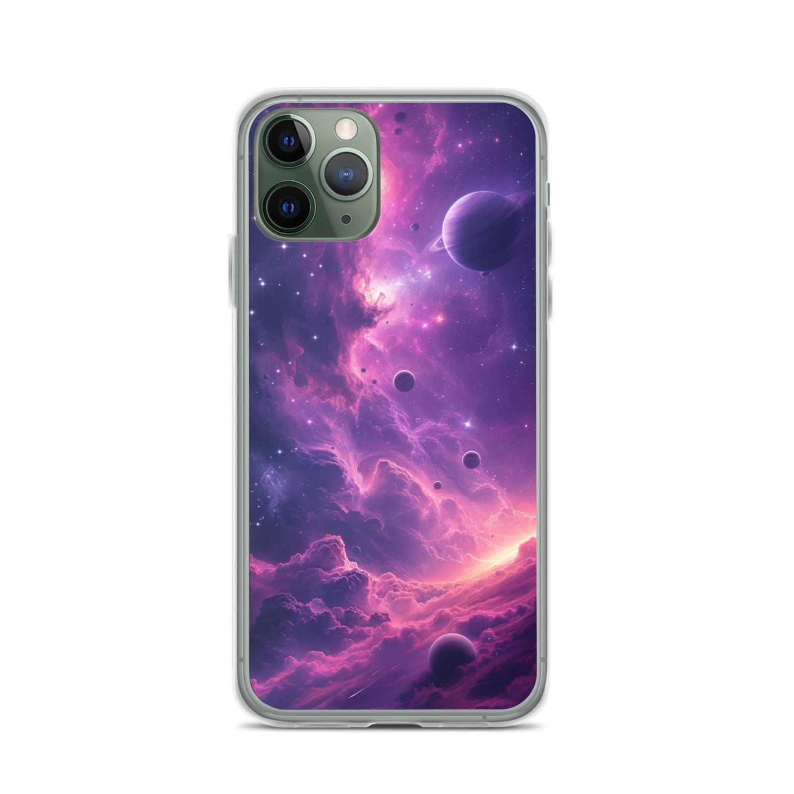 Enhance the beauty of your iPhone with a stunning nebula case. This galaxy-inspired case is perfect for iPhone users looking to add a touch of celestial charm to their device.