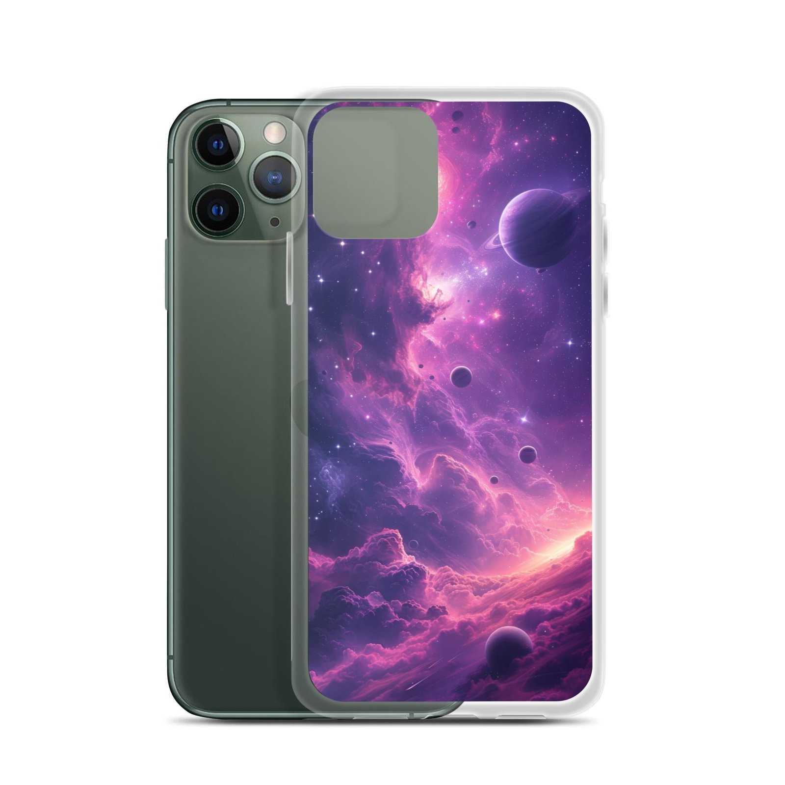 Enhance the beauty of your iPhone with the mesmerizing Nebula galaxy case.