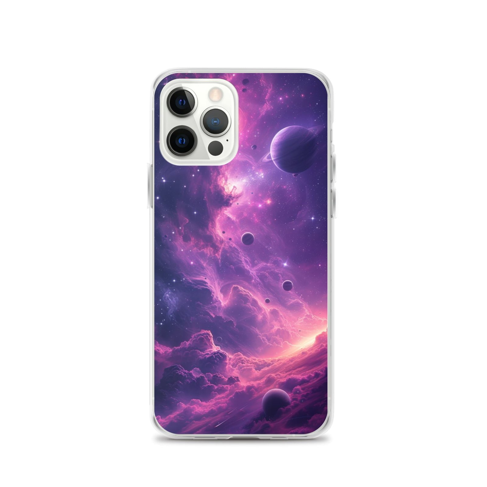 Experience the mesmerizing beauty of the galaxy with our Nebula iPhone Case. This mysterious beauty themed case for iPhone features a stunning nebula design, capturing the enchanting allure of the cosmos.