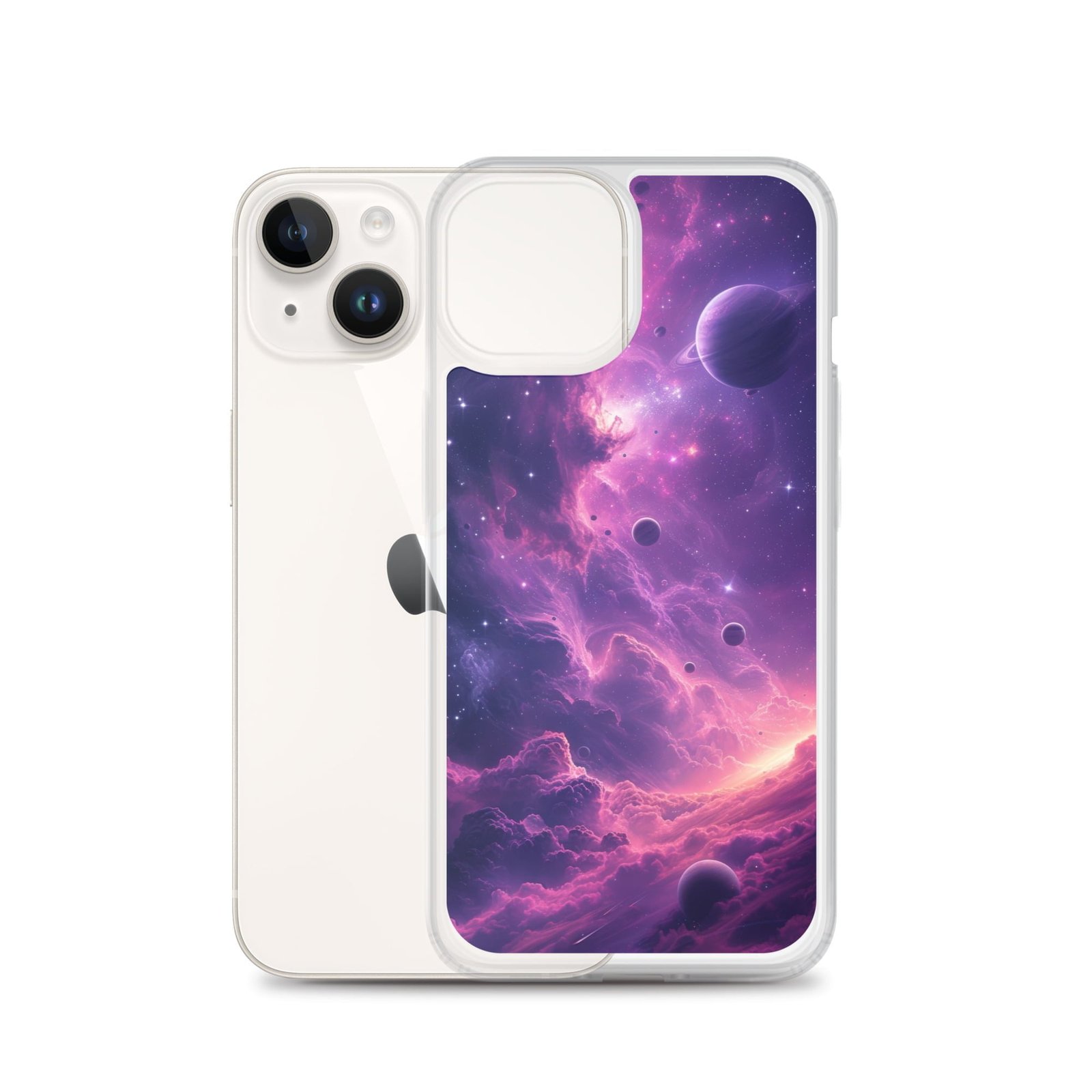 Embrace the mysterious beauty of the Nebula galaxy with this enchanting iPhone case.