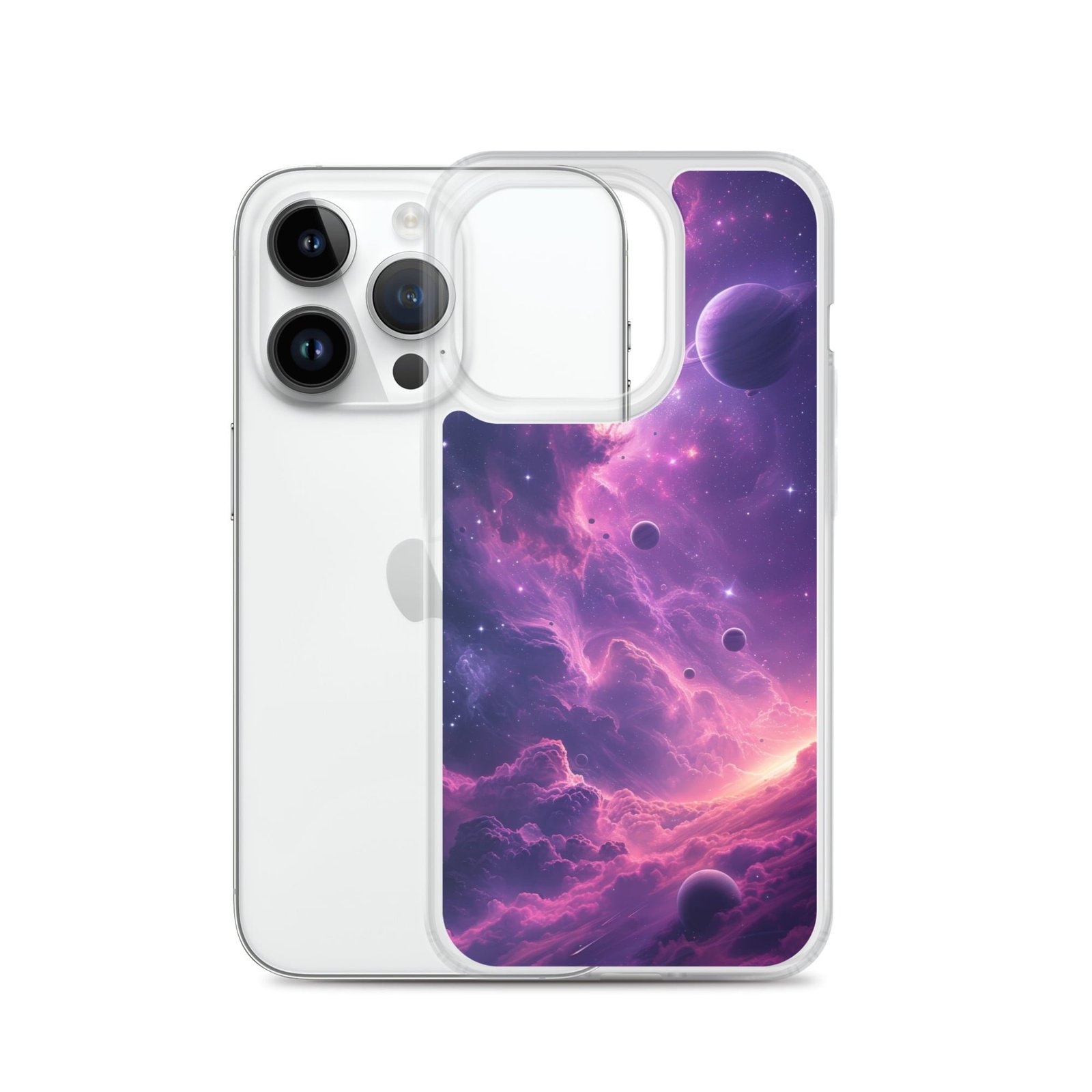 Galaxy Nebula iPhone case - Immerse yourself in the beauty of the cosmos with this stunning Nebula iPhone case.