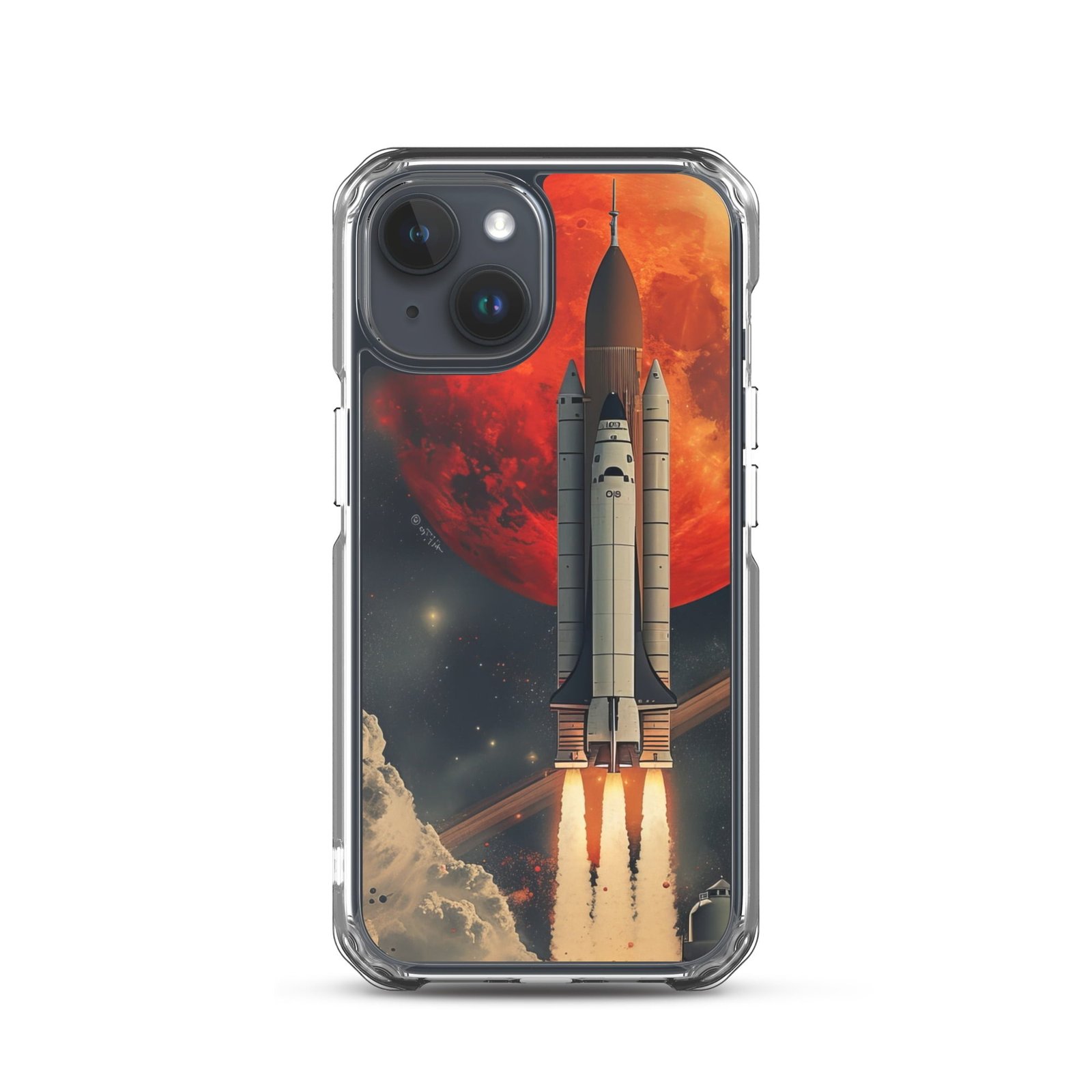 NASA space shuttle iPhone 11 clear case.