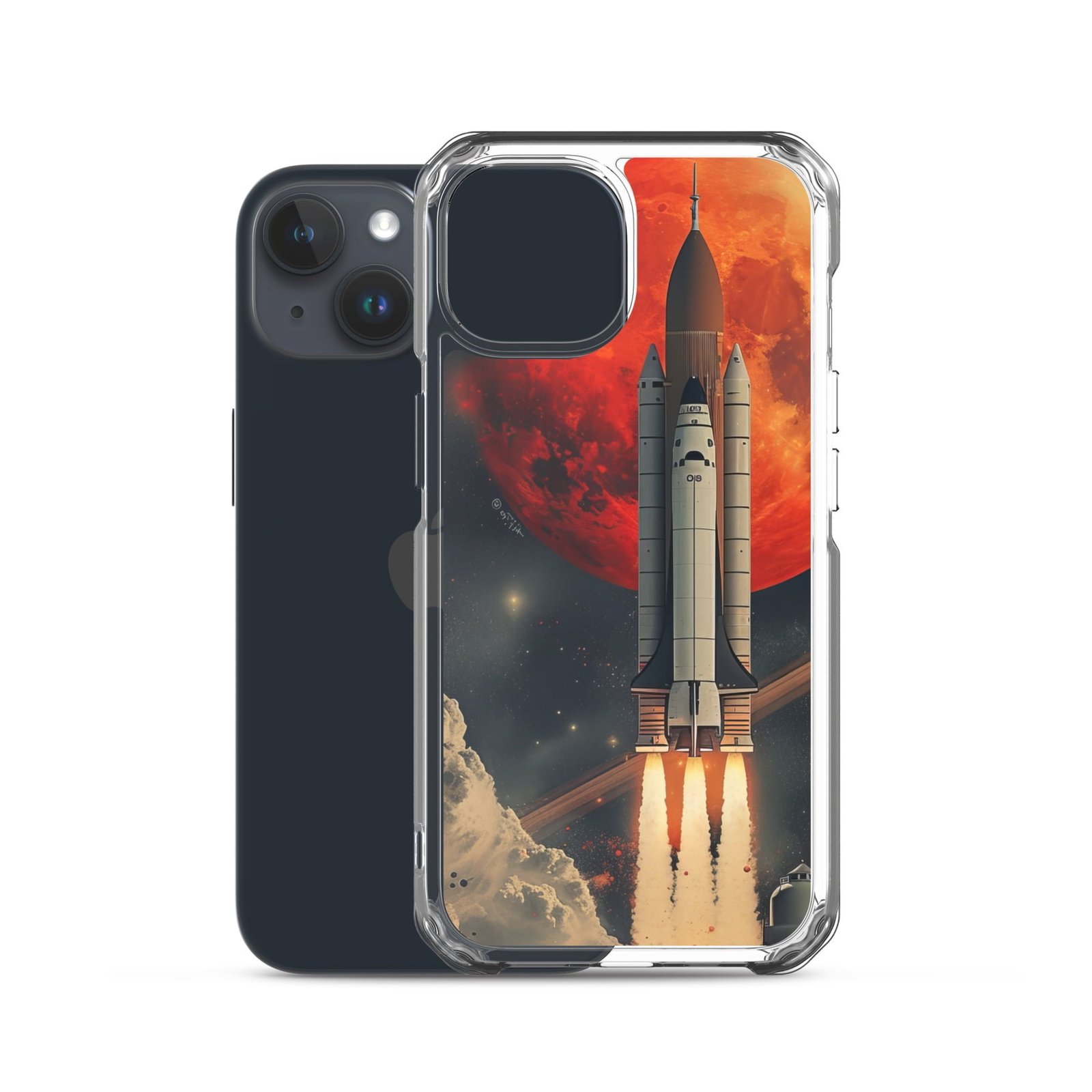 NASA iPhone clear case.