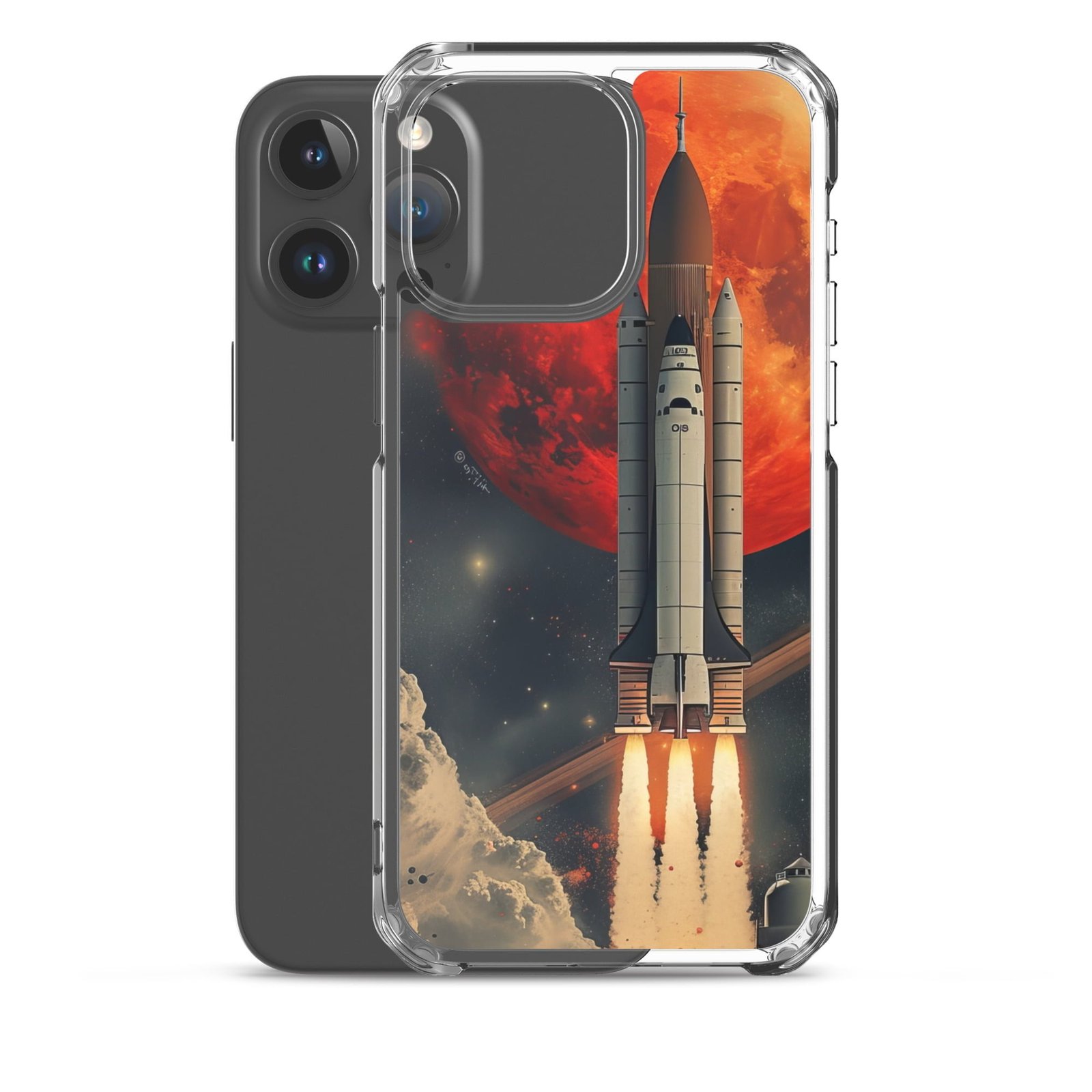 Nasa Moon iPhone Clear Case.