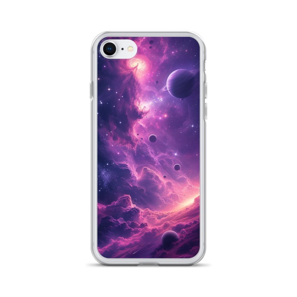 Embrace the mysterious beauty of the galaxy with this stunning Nebula iPhone case. This sleek and stylish case is designed to protect your iPhone while showcasing a captivating theme inspired by the wonders of the