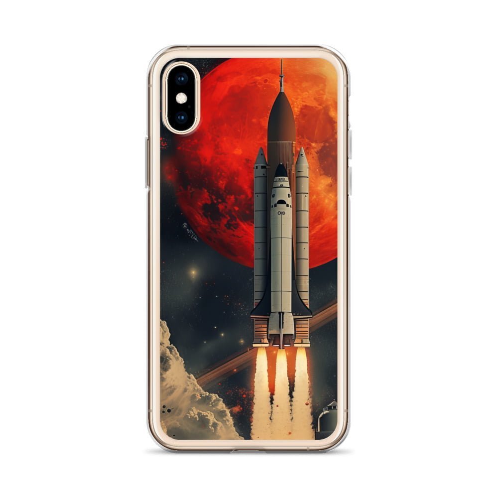 Clear Case, iPhone- Nasa space shuttle launch clear case for iPhone.