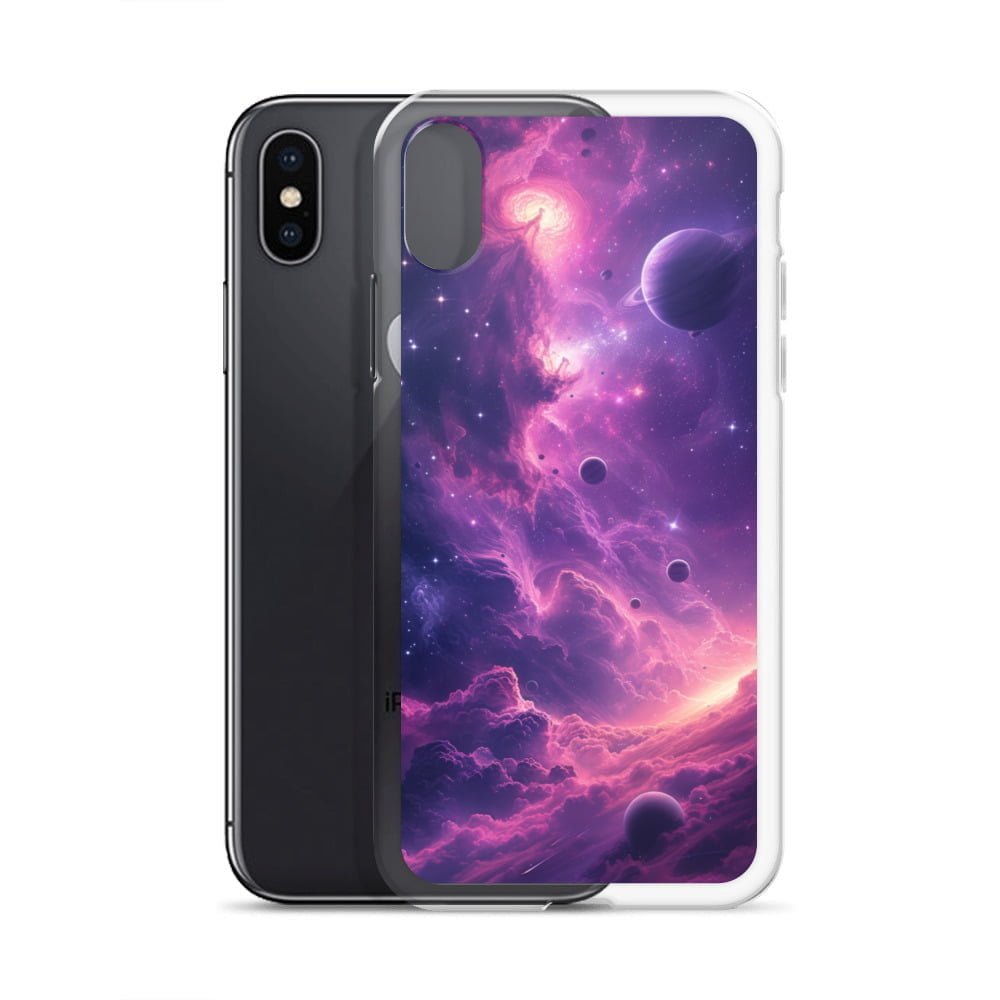 This iPhone case features the mysterious beauty of a galaxy.