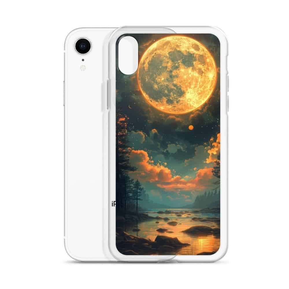 The Moon Clear Case for iPhone.
