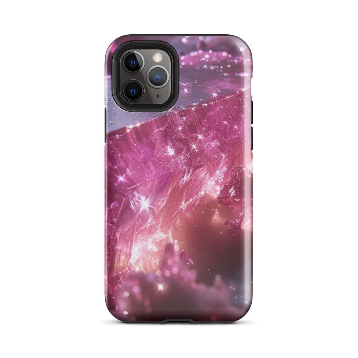 A Tough Case with a pink design.