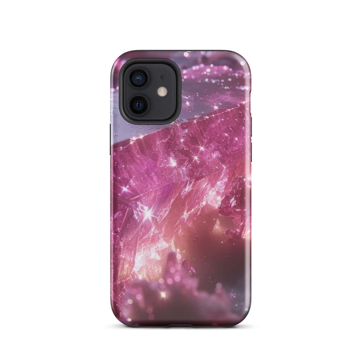 A Tough Case with a Galactic Gem design featuring pink and purple hues.