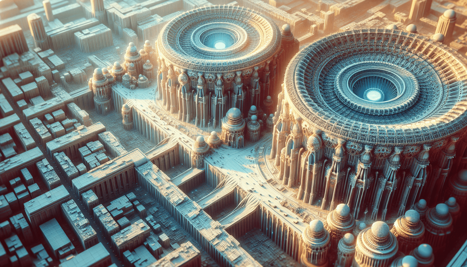 Two Extraordinary Ultra-Large Structures Found in Close Configuration