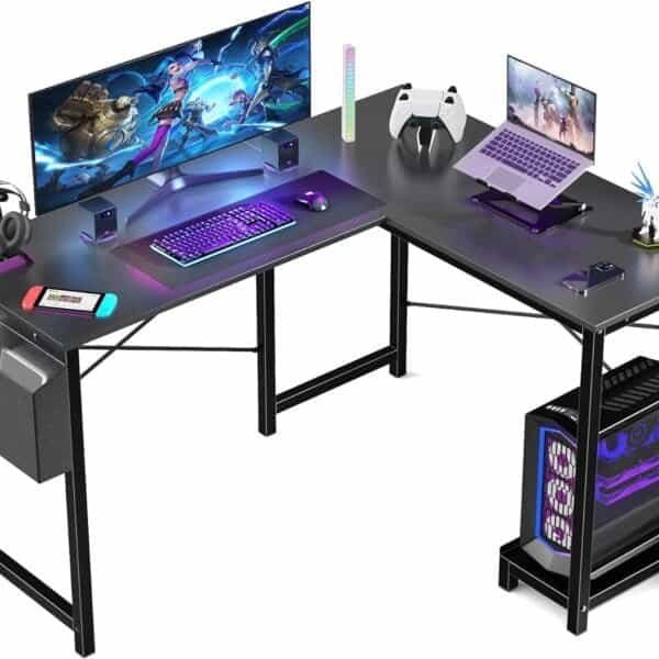 DUMOS L Shaped Computer Desk