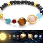 Celestial Beauty: Solar System Bracelet Gemstone Astronomy Galaxy…