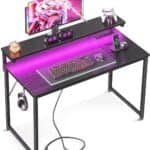 Illuminate Your Game: AODK Small Desk with LED&hellip;