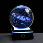 Qianwei 3D Solar System Crystal Ball 80mm 3.15″&hellip;