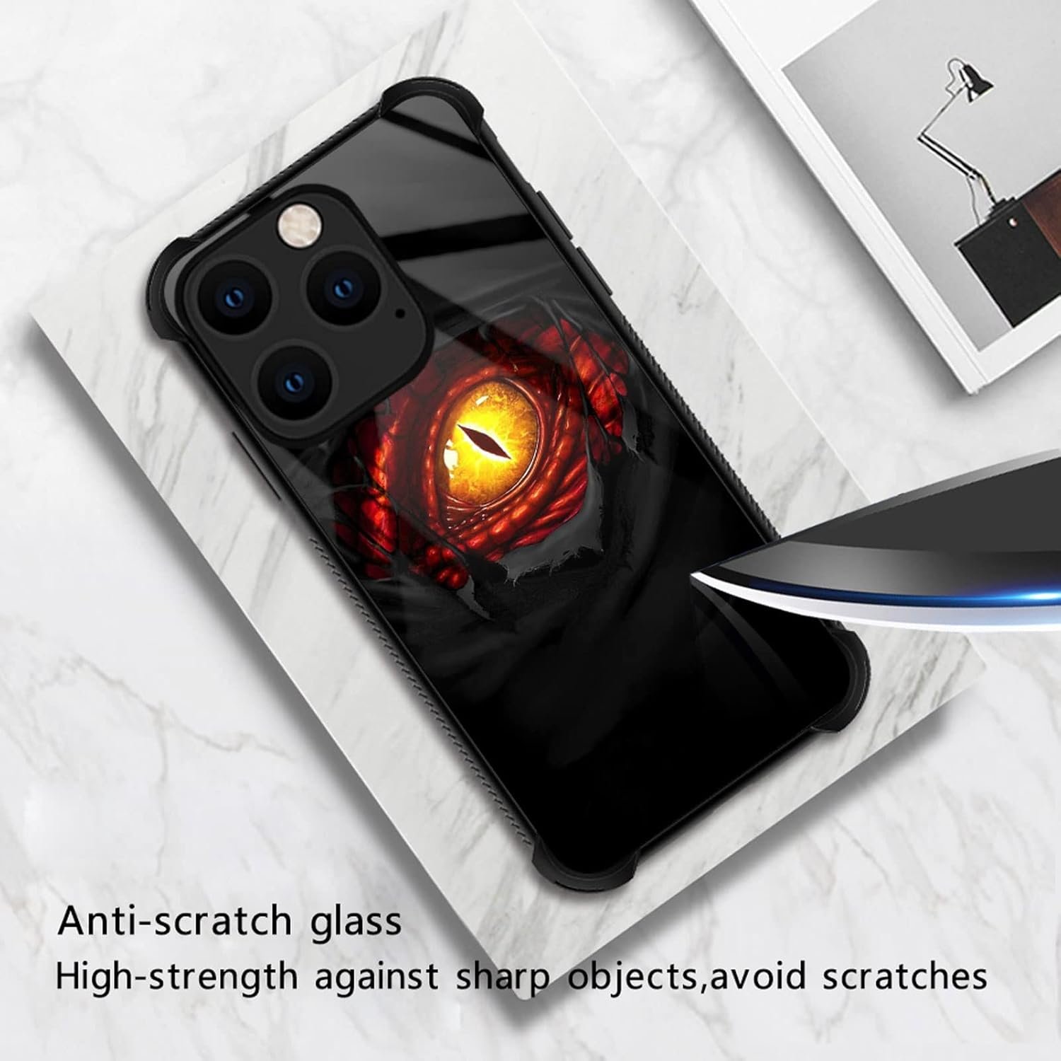 CARLOCA Compatible with iPhone 14 Case,Amazing Nebula Space Light Pattern Design for Girl Boy Shockproof Anti-Scratch Case for iPhone 14