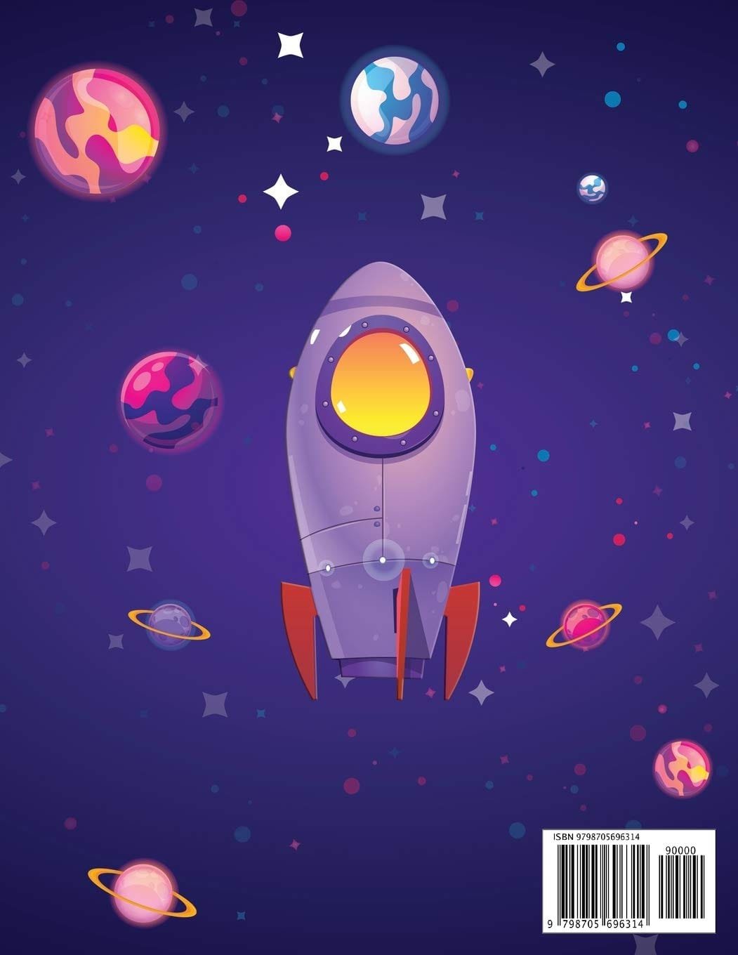 Space Coloring Book For Kids 4-8 Year Old: Fantastic Outer Space Coloring with Planets, Astronauts, Space Ships, Rockets (Children's Coloring Books) Paperback – February 6, 2021