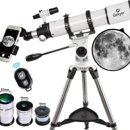 Gskyer Telescope 600x90mm AZ Astronomical Refractor Telescope for Adults