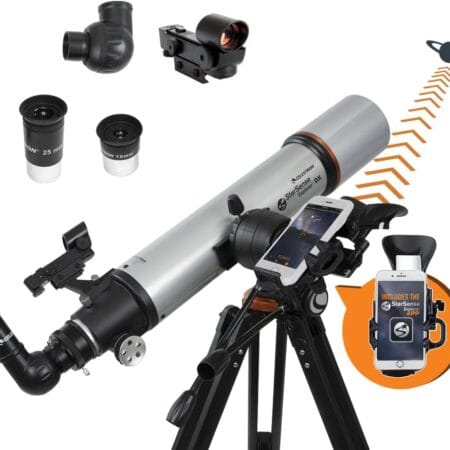 Celestron – StarSense Explorer DX 102AZ Smartphone App-Enabled Telescope