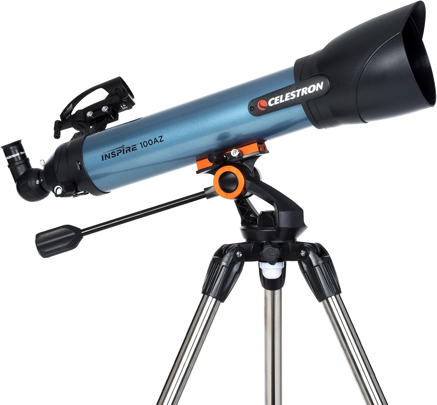 Celestron Inspire 100AZ Refractor Telescope Battery Powered