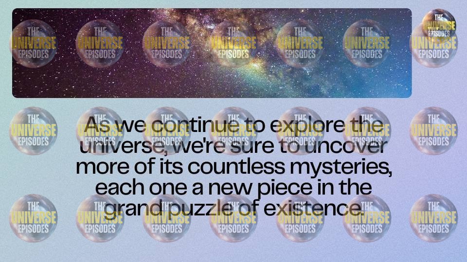 Text reads: "As we explore the universe, we'll reveal more mysteries, each like a galaxy in existence." Background shows a starry sky. Download the FREE PDF "How many galaxies are in the universe?" for more insights.