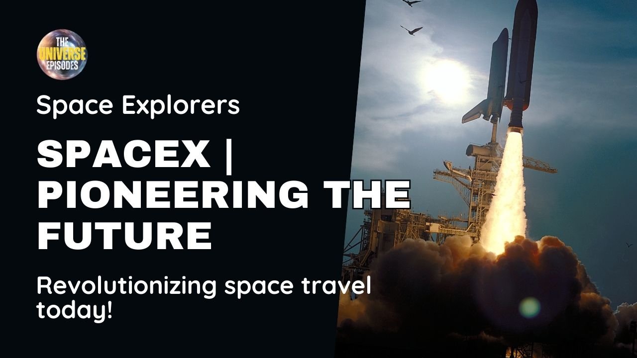 Space Explorers banner showcasing SpaceX, with "Pioneering the Future" as a motto. Witness the awe-inspiring rocket launch against a sunrise sky, symbolizing groundbreaking space travel advancements.