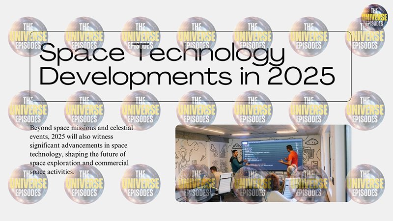 The presentation "What will happen in 2025 in space?" explores major 2025 space events, featuring discussions on groundbreaking ideas and advancements driving the future of space exploration with innovative technology.