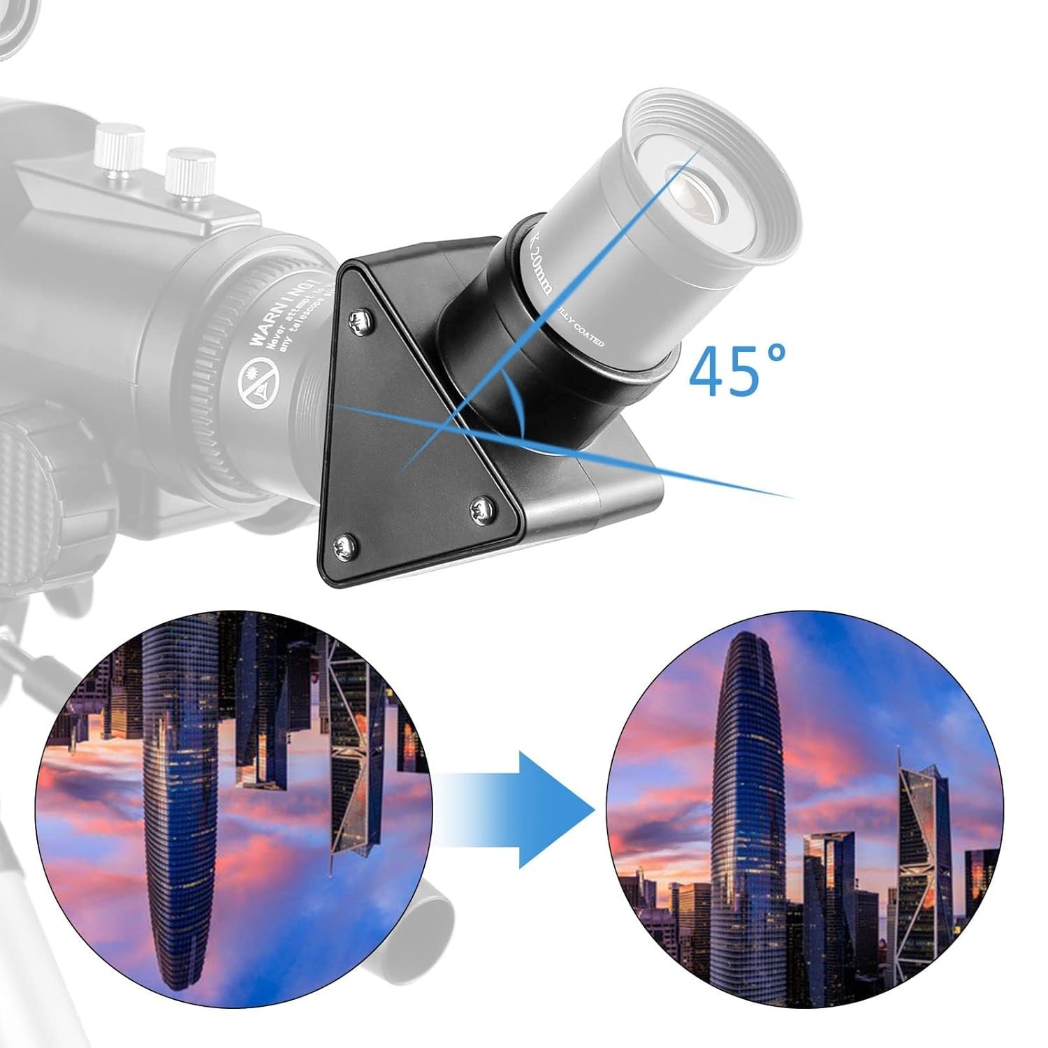 BrandName Telescope for Kids and Beginners - 70mm Aperture 400mm AZ Mount