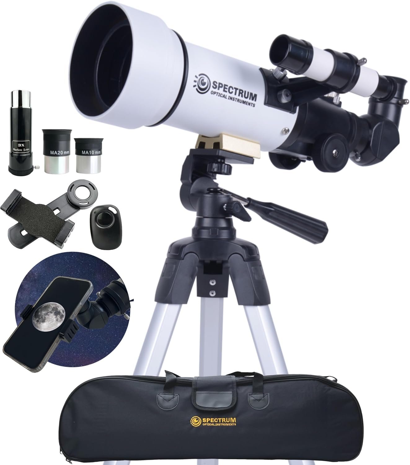SpectrumOI TourStar 70 AZ Telescope for Adults Astronomy Gifts