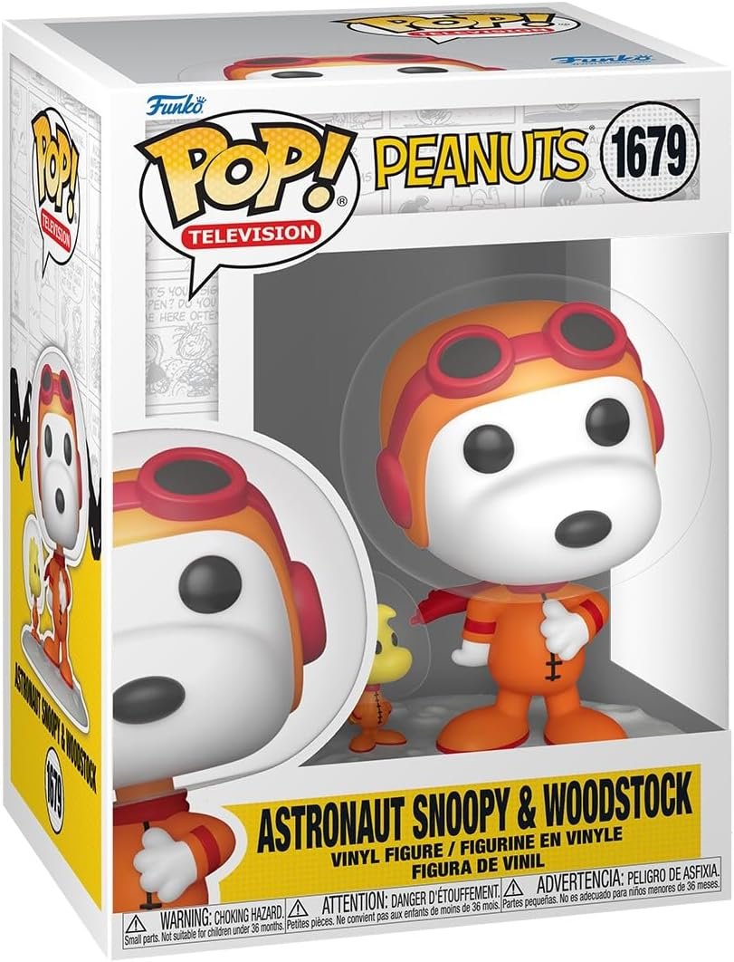 Funko Pop Animation: Peanuts - Space Snoopy - Classic Peanuts - Collectable Vinyl Figure - Gift Idea - Official Merchandise - Toys for Kids & Adults - Cartoon/Animation Fans