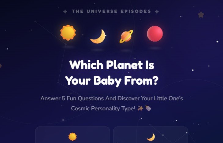 Baby Planet Personality Test | The Universe&hellip;