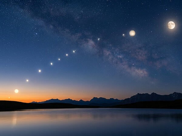 How can I see the planetary alignment&hellip;