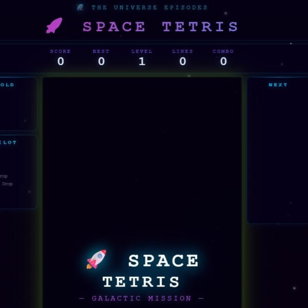 Free Space Tetris Game