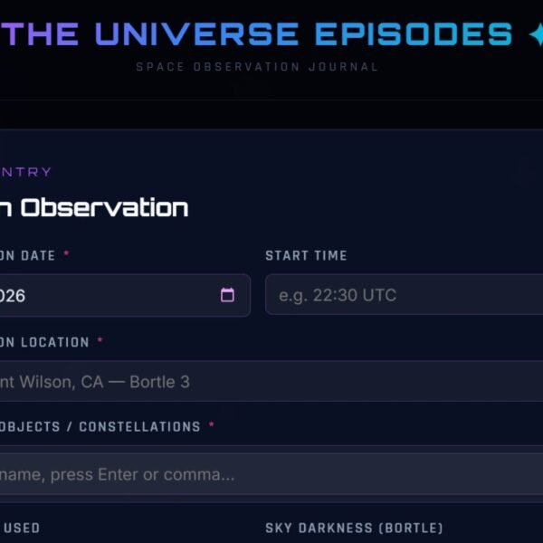 Free Space Observation Journal – Your Personal…