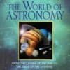 Book cover for "Exploring the World of Astronomy" by John Hudson Tiner, featuring an illustration of the solar system planets arranged in front of a blue and green cosmic background.