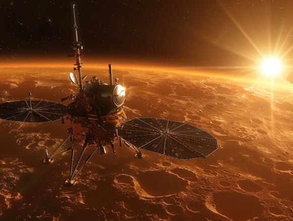 Mars Orbit: How Long Does it Take the Red Planet to Orbit the Sun? NASA Science Explained 1 An artist's rendering of a spacecraft on the Red Planet.