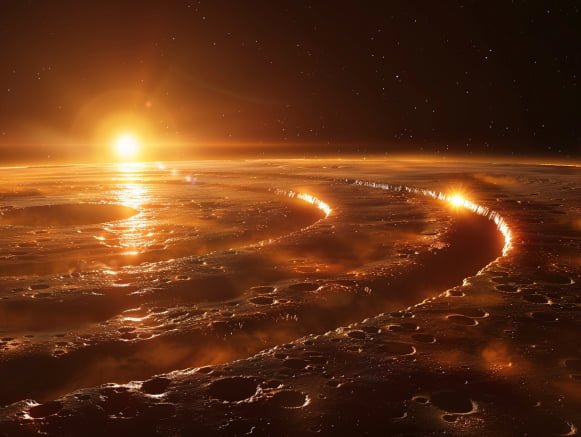 Mars Orbit: How Long Does it Take the Red Planet to Orbit the Sun? NASA Science Explained 3 A sun setting over the Red Planet.