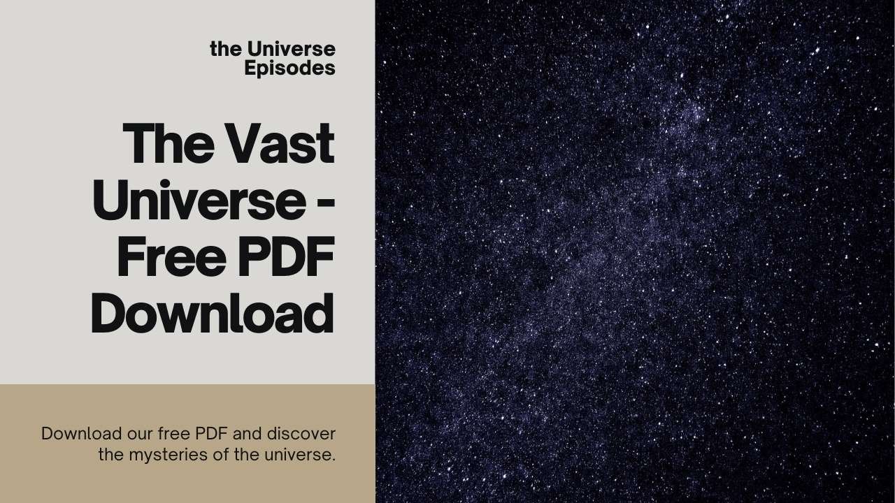 The Vast Universe Free PDF Download 1 The Vast Universe - free pdf download.