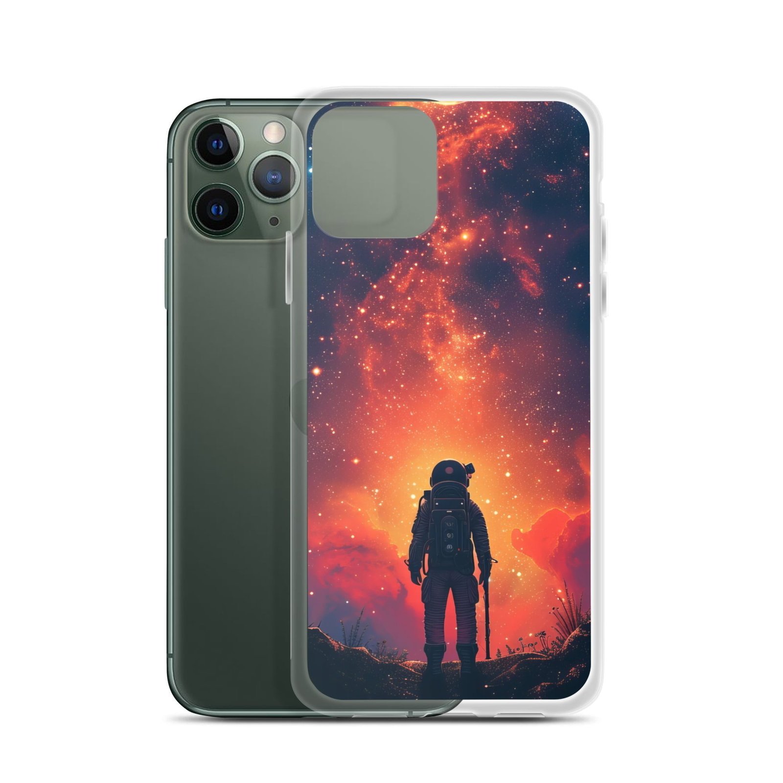 A clear iPhone case for astronauts in space.