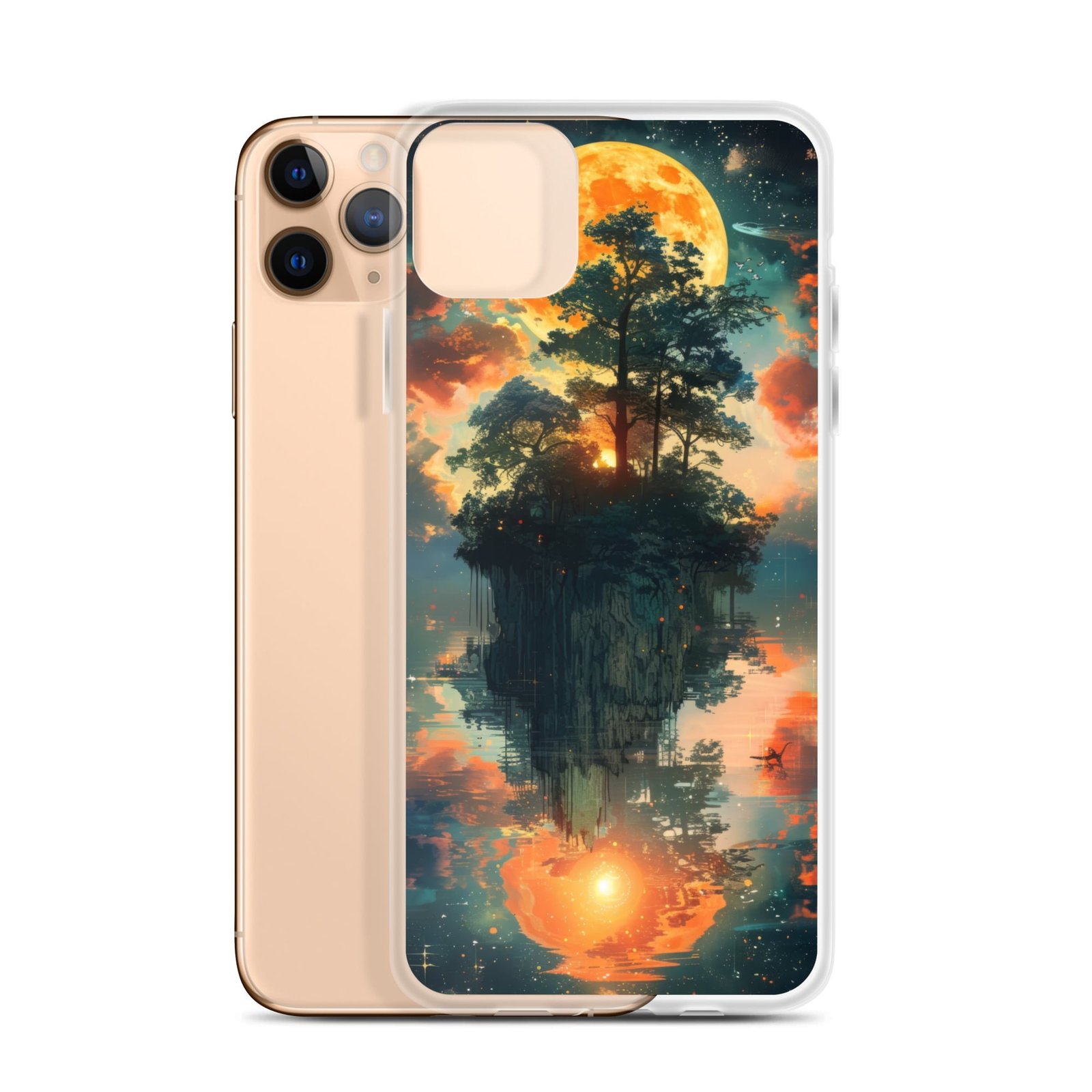 Moon Energy Clear Case for iPhone®