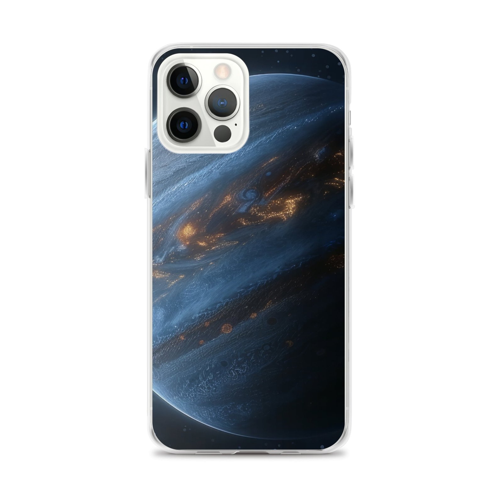 A stunning image of the planet Jupiter captured on an iPhone case.