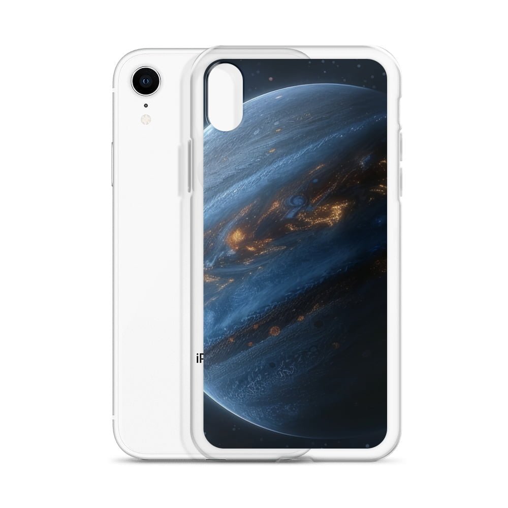 A new iPhone case featuring a clear image of the planet Jupiter.