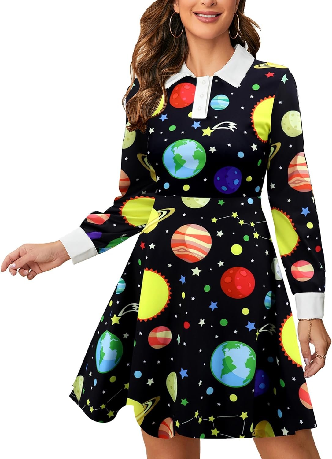 A Cosmic Dress for Stylish Silhouettes
