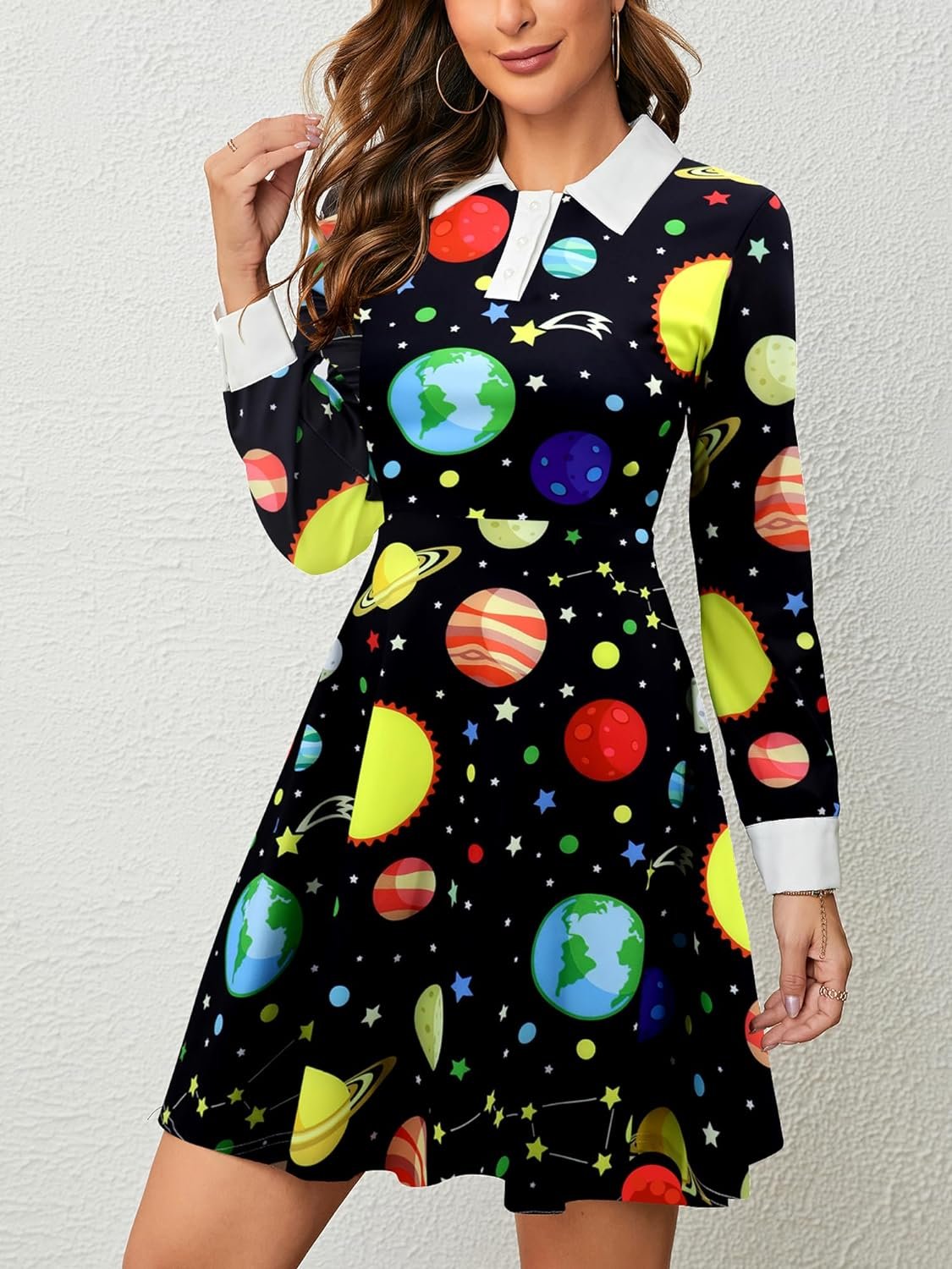 A Cosmic Dress for Stylish Silhouettes