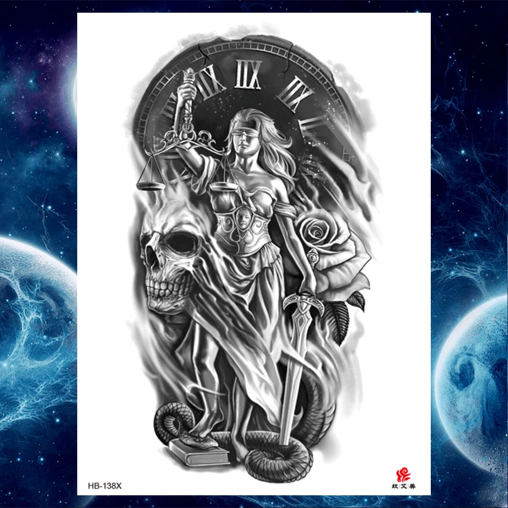 Embody the Spirit of a Spartan Warrior – Large, Cool Temporary Tattoo