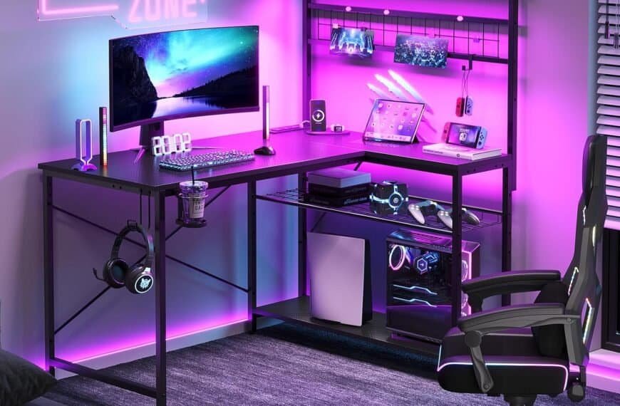 Bestier 42 L Gaming Desk
