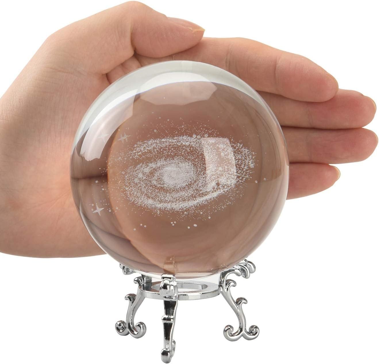Galactic 3D Crystal Ball Galaxy Model with A Stand