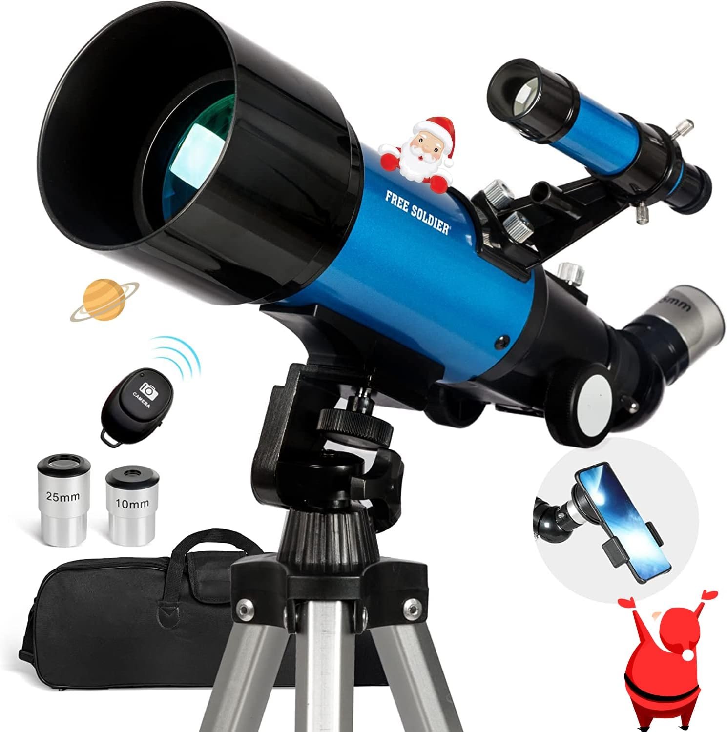 Telescope for Adults - 70mm Aperture & 400mm Focal Length Professional Refractor